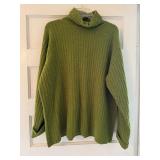 Eileen Fisher 3X Wool Nylon Boucle Rib Turtleneck Sweater