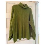 Eileen Fisher 3X Wool Nylon Boucle Rib Turtleneck Sweater
