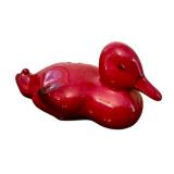 Rare Royal Doulton Flambe Lop Eared Rabbit, Vintage Royal Doulton Flambe Elephant, Vintage Royal Doulton Flambe Resting Duck Figurine