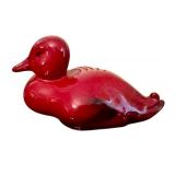 Rare Royal Doulton Flambe Lop Eared Rabbit, Vintage Royal Doulton Flambe Elephant, Vintage Royal Doulton Flambe Resting Duck Figurine