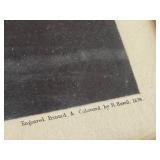 Framed 1990s Louisiana Heron by Audubon, Print