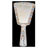 Vintage Costume Jewelry Necklaces, Eileen Fisher Makeup Bag and Small Hand Held Mirror