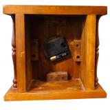 Vintage Wooden Shelf Clock