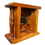 Vintage Wooden Shelf Clock