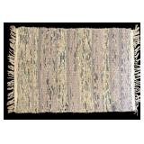 Two Vintage Throw Rugs