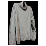 New Ralph Lauren Heather Gray Turtleneck