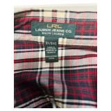 Lot of 2 Ralph Lauren Plaid Button-Up Women