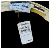 New Giovio Modes Firenze Straw Hat with Large Bow