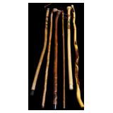 Variety of Vintage Walking Sticks / Canes
