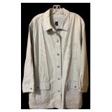Lauren Ralph Lauren 3X Light Beige Jacket with Button Closure