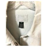 Lauren Ralph Lauren 3X Light Beige Jacket with Button Closure