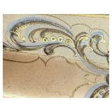 Antique Hand-Painted Folding Fan with Elegant Tiffany and Co Box