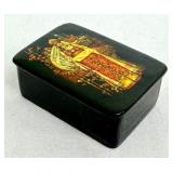 Vintage Miniature Russian Lacquer Box