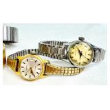 Set of 4 Vintage Watches including Swiss Automatic Watches