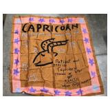 Assorted Lot of Vintage Jewelry and Capricorn Scarf