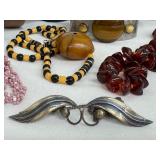 Assorted Lot of Vintage Jewelry and Capricorn Scarf