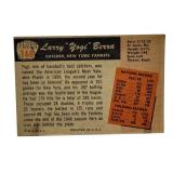 1955 Yogi Berra Baseball Card / 1955 Bowman Yogi Berra #168