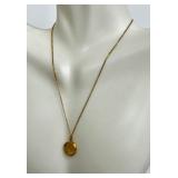 10k Petite Locket Necklace and Gold-Filled Jewelry Items