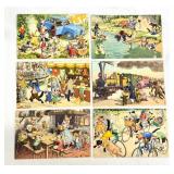Set of 6 Vintage Mainzer Postcards by Max Kunzli