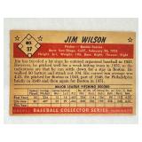 Set of 3 Vintage Bowman Baseball Collector Cards: Jim Wilson, Granny Hamner, and Harry Byrd