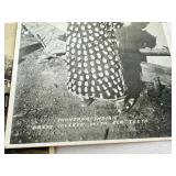 Collection of 20 Vintage Real Photo Postcards with Historical Scenes and Native American Imagery