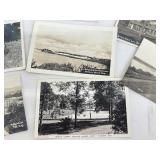 Collection of 20 Vintage Real Photo Postcards with Historical Scenes and Native American Imagery