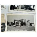 Collection of 20 Vintage Real Photo Postcards with Historical Scenes and Native American Imagery