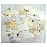 Collection of 20 Vintage Real Photo Postcards with Historical Scenes and Native American Imagery