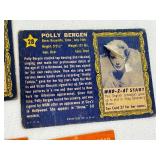 Set of 7 Vintage Trading Cards Featuring Historical and Celebrity Figures