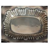 Antique Meridian Scalloped Sterling Silver Bowl