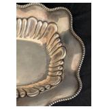 Antique Meridian Scalloped Sterling Silver Bowl