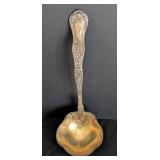Gorham Floral Sterling Silver Punch Bowl Ladle