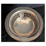 Vintage Solid Sterling Silver Footed Dish