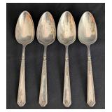 Gorham Princess Patricia Sterling Silver Large Serving Spoon Set