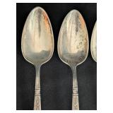 Gorham Princess Patricia Sterling Silver Large Serving Spoon Set