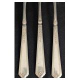 Gorham Princess Patricia Sterling Silver Cocktail Forks