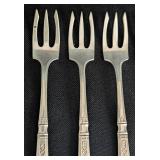 Gorham Princess Patricia Sterling Silver Cocktail Forks