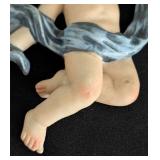 Pair of Vintage Porcelain Cherub Wall Plaques