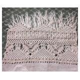 Vintage Lace Runner, Coin Purse and Remnants