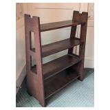 Vintage Arts and Crafts Style Oak Bookshelf