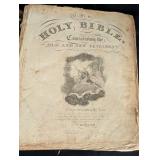 Antique 1831 Leather Bound Bible
