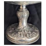 Antique Tiffany and Co Engraved Footed Centerpiece Bowl / Early Tiffany and Co Compote / Edward C. Moore Tiffany and Co