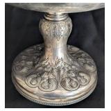 Antique Tiffany and Co Engraved Footed Centerpiece Bowl / Early Tiffany and Co Compote / Edward C. Moore Tiffany and Co