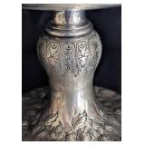 Antique Tiffany and Co Engraved Footed Centerpiece Bowl / Early Tiffany and Co Compote / Edward C. Moore Tiffany and Co