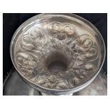 Antique Tiffany and Co Engraved Footed Centerpiece Bowl / Early Tiffany and Co Compote / Edward C. Moore Tiffany and Co