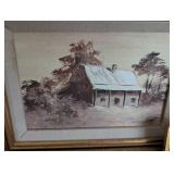 Three Small Framed Oil Paintings