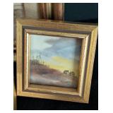 Three Small Framed Oil Paintings