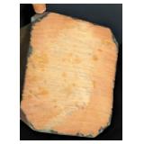 Pair of Vintage Carved Wood Figurines and Bottle Stopper