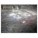 Antique Tiffany and Co Engraved Footed Centerpiece Bowl / Early Tiffany and Co Compote / Edward C. Moore Tiffany and Co