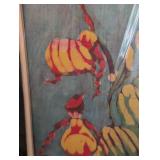 Pair of Small Unframed Paintings